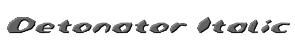 Detonator Italic 