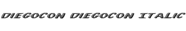 DiegoCon DiegoCon Italic 