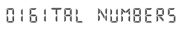 Digital Numbers 