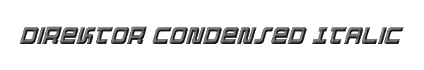 Direktor Condensed Italic 