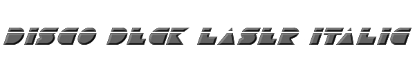 Disco Deck Laser Italic 