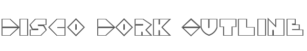 Disco Dork Outline 