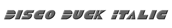 Disco Duck Italic 