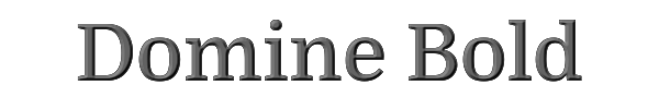 Domine Bold 