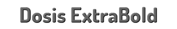 Dosis ExtraBold 