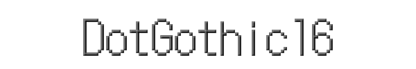 DotGothic16 
