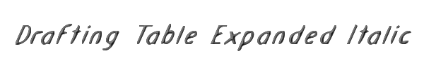 Drafting Table Expanded Italic 
