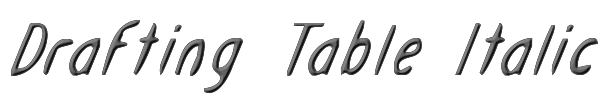 Drafting Table Italic 