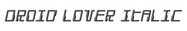 Droid Lover Italic 
