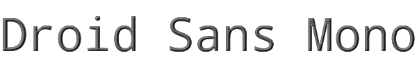 Droid Sans Mono 