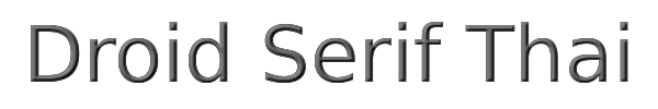 Droid Serif Thai 