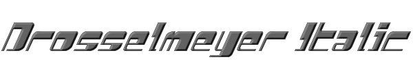Drosselmeyer Italic 