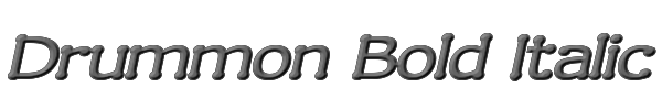 Drummon Bold Italic 