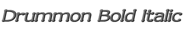 Drummon Bold Italic 
