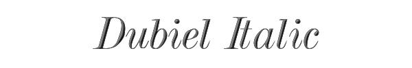 Dubiel Italic 