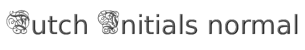 Dutch Initials normal 