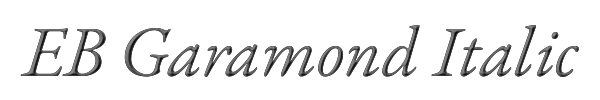 EB Garamond Italic 