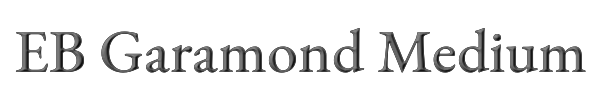 EB Garamond Medium 