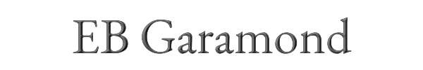 EB Garamond 