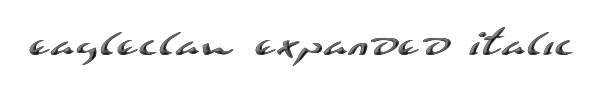 Eagleclaw Expanded Italic 