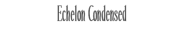 Echelon Condensed 