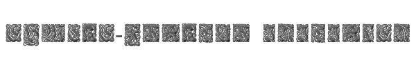 Ehmcke-Fraktur Initialen 