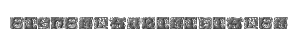 Eichenlaub Initialen 