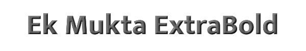 Ek Mukta ExtraBold 