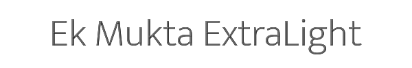 Ek Mukta ExtraLight 