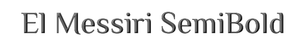 El Messiri SemiBold 