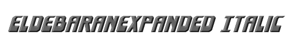 EldebaranExpanded Italic 