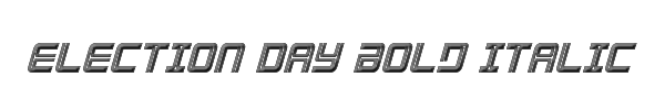 Election Day Bold Italic 