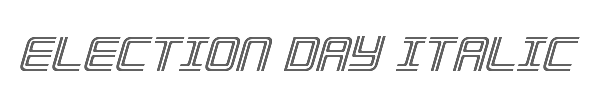 Election Day Italic 