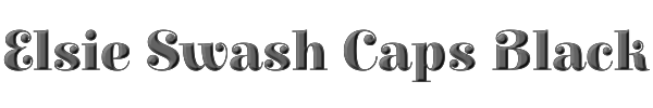 Elsie Swash Caps Black 