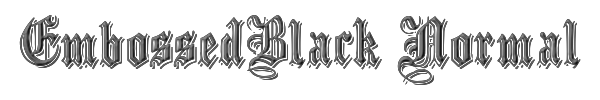 EmbossedBlack Normal 