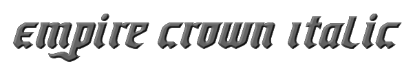 Empire Crown Italic 