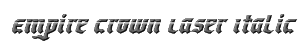 Empire Crown Laser Italic 