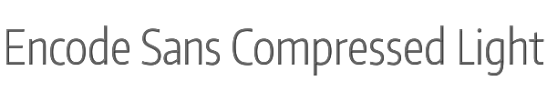 Encode Sans Compressed Light 