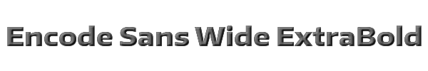 Encode Sans Wide ExtraBold 