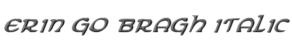 Erin Go Bragh Italic 