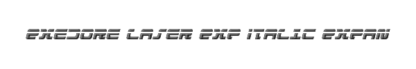 Exedore Laser Exp Italic Expanded Italic 