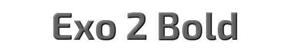Exo 2 Bold 