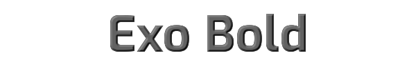 Exo Bold 