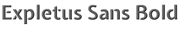 Expletus Sans Bold 