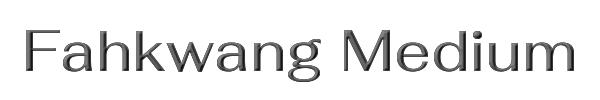 Fahkwang Medium 