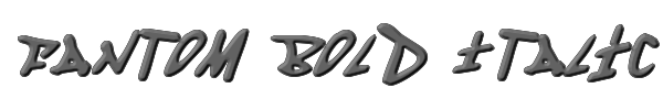 Fantom Bold Italic 