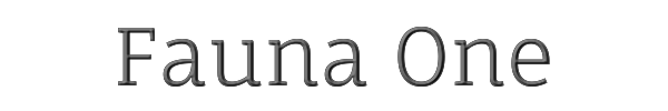 Fauna One 