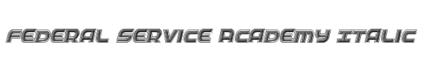 Federal Service Academy Italic 