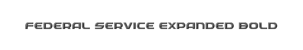 Federal Service Expanded Bold 