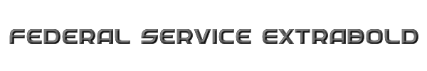 Federal Service ExtraBold 